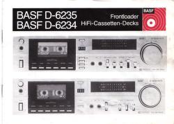 Manual de instrucciones BASF para HiFi D 6234-D 6235 copia alemana 